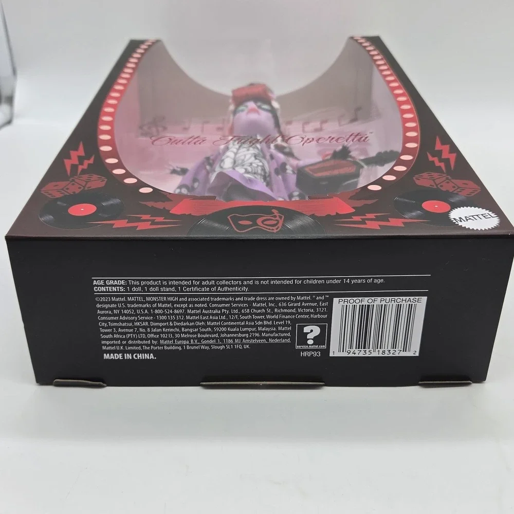 NEW Monster High Outta Fright OPERETTA Doll With Mattel Shipper Box #HRP93